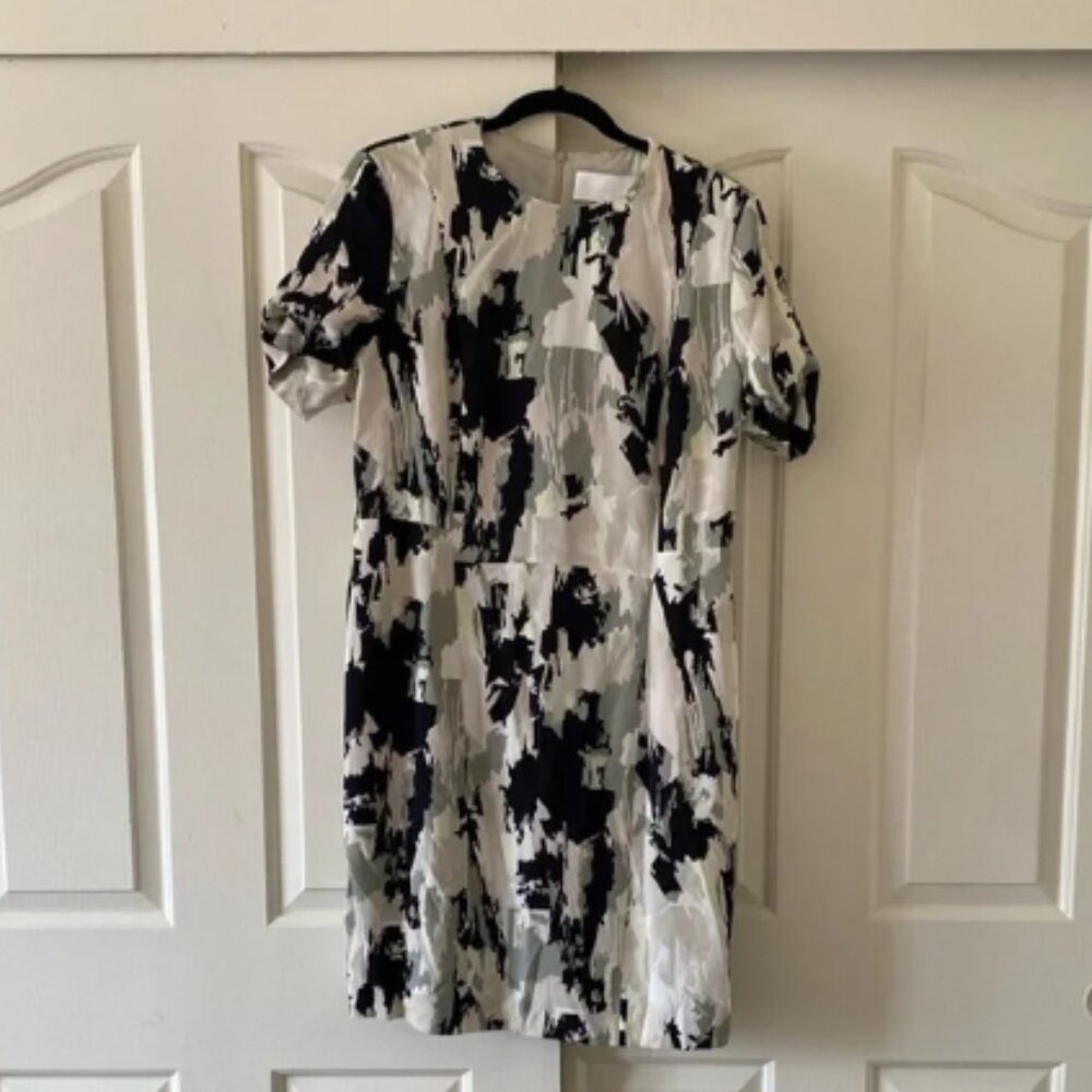 Hugo Boss Stylish Black and White Women's Dress